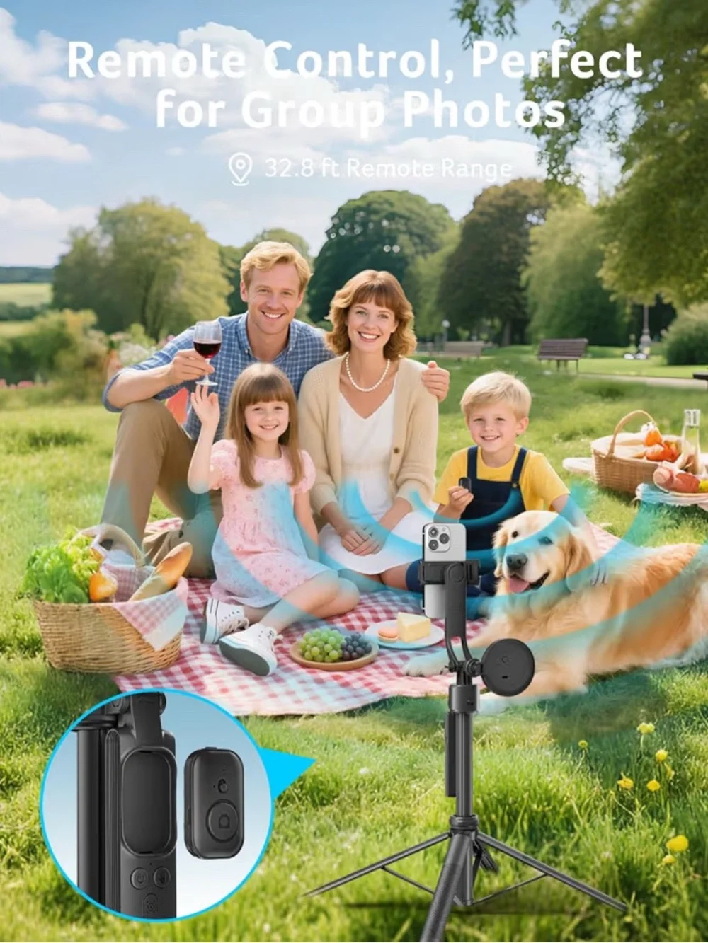 NEW - Acer Gadget Auto Face Tracking Tripod for iPhone/Android/Camera with light